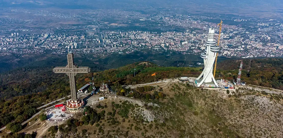 Mount Vodno  - Millenium Cross, Skopje, Macedonia