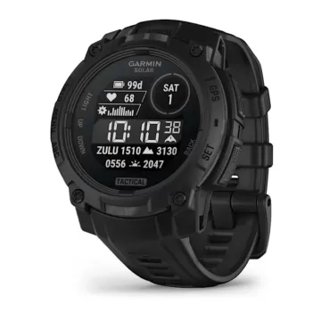1GARMIN Instinct 3 – 45 mm, Solar, Tactical Edition Black