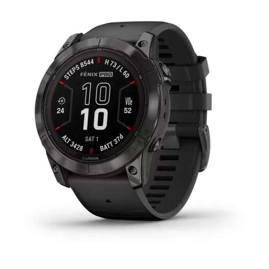 1GARMIN fēnix 7X Pro Carbon Gray Sapphire Solar