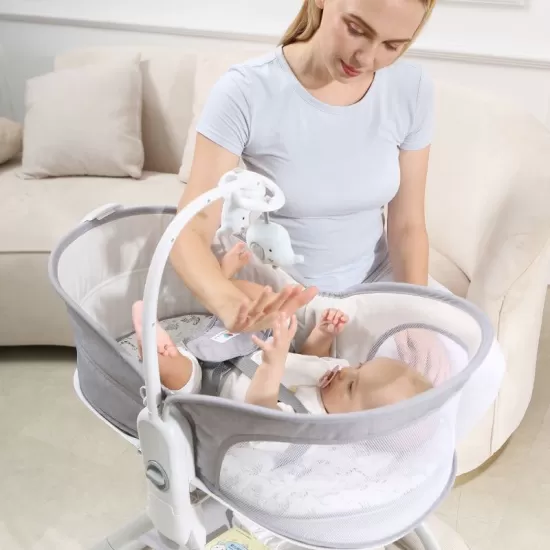 Бебешко креветче / релаксатор нежни вибрации