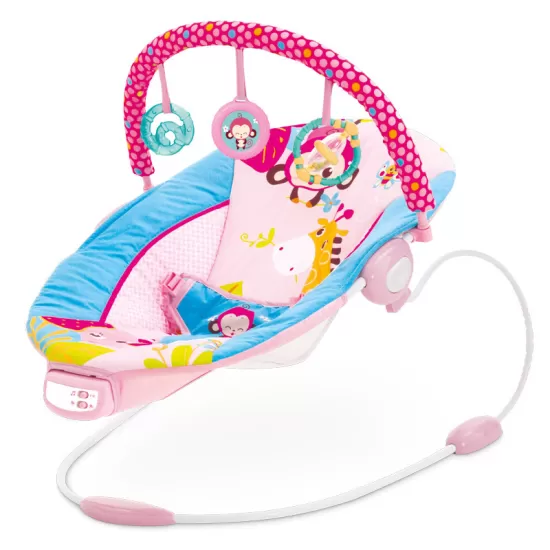 Бебешки релаксатор со вибрации и играчки