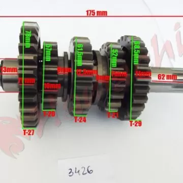 Сноп од брзини спореден 250сс