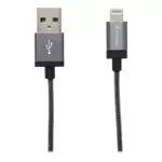1VERBATIM USB CABLE FOR APPLE DEVICES LIGHTNING 30CM SPACE GREY