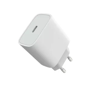 1USB Universal Power Charger Platinet Type-C PD 20W White