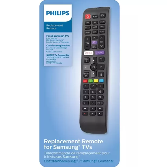 1PHILIPS SRP4010 UNIVERSAL REMOTE CONTROL FOR SAMSUNG TVS