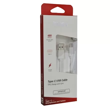 1BUSY TYPE C USB КАБЕЛ 1M ПВЦ