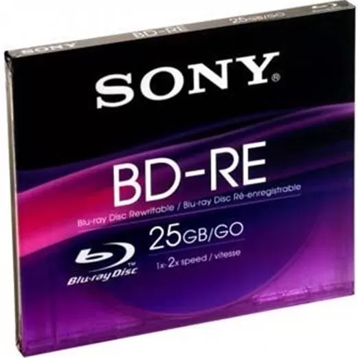 1SONY BD-R DL 25GB BNE25SL REWRITABLE
