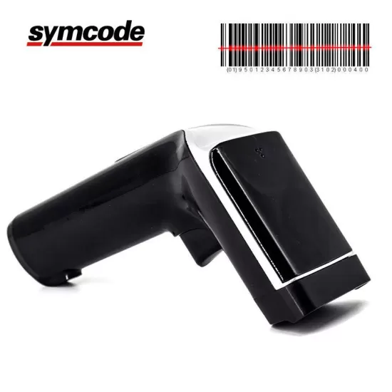 1BarCode Scanner Symcode MJ-6708(2D) Handheld 2D USB Laser Black with Stand