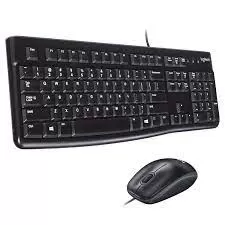 1LOGITECH DESKTOP KEYBOARD MK120 W/OPTICAL MOUSE BLACK