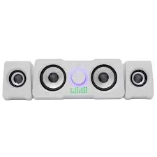 1WHITE SHARK MOOD RGB WHITE SPEAKERS 2.2
