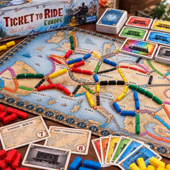  Друштвена игра - Ticket to Ride Europe 