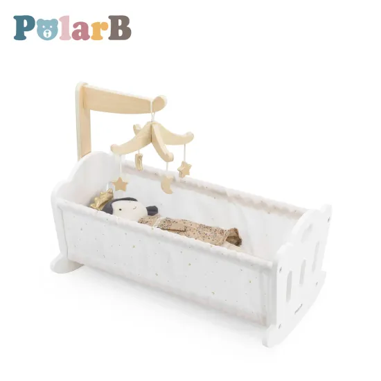 PolarB Дрвена играчка креветче за кукла