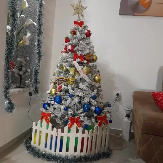 Новогодишна снежна елка 150см 