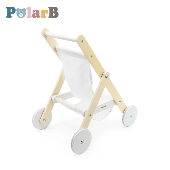 PolarB Дрвена количка за кукли